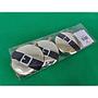 Snow White Set Of 3 Santa Belt Tree Trim Gold