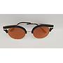 Lux Lenses UK SunGlasses Model WPH 032 Purple Black Round Plastic Metal