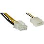 Inline 26630 Power Adapter Cable 5.25 to 8 Pin New 45CM