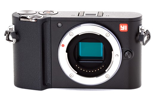 YI M1 Mirrorless Digital Camera 20mp with 12 40mm lens 4k Video Black color Open Box