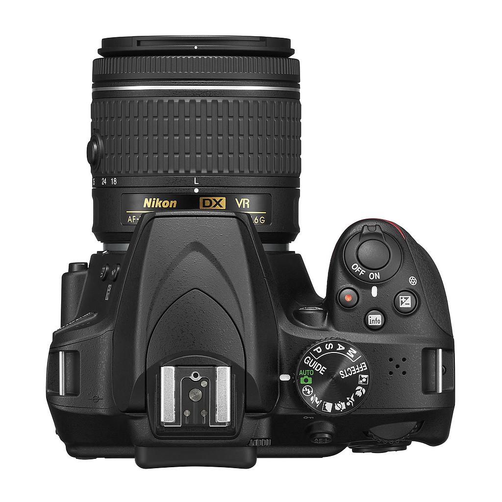Nikon D3400 Only Camera and 55mm 200mm DX lens without charger box manual Used B