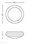 Philips MyGarden Halo Stainless steel IP44 3W LED