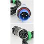 IBM Longwell EC J85836C Stromkabel IEC309 2P+E auf Burndy female 7pin 4m 39M5414 Power Cord New