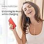 Baseus Audio Case For iPhone IP7 / IP8  Earphone Headphone Adapter Splitters Aux Cover Case Black Color  new